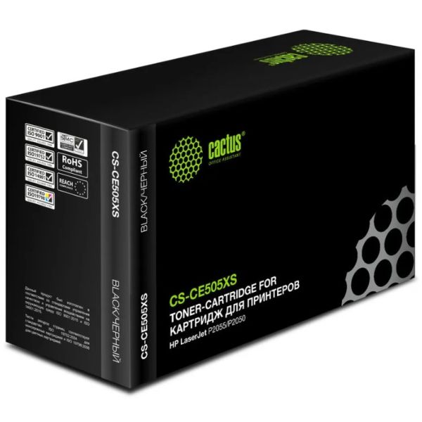 Картридж для принтера и МФУ Cactus CS-CE505XS черный CE505X