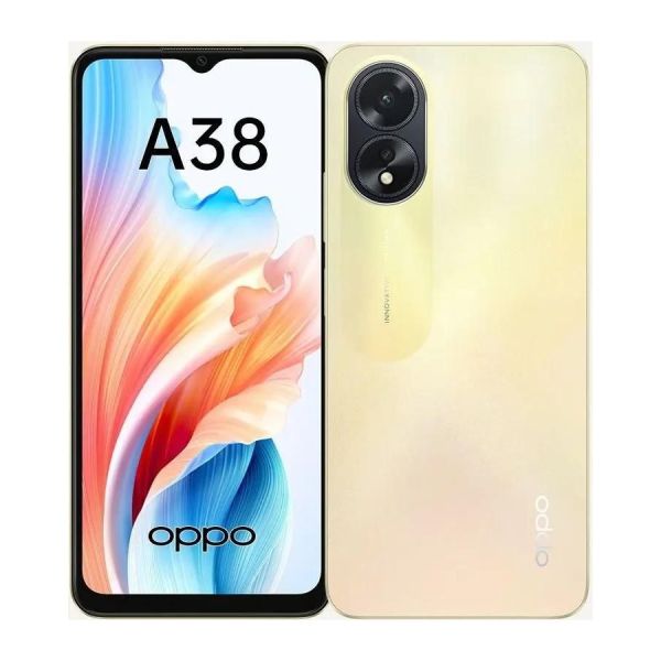 Мобильный телефон OPPO A38 2023 Android 4/128 Гб золотой 631001000834