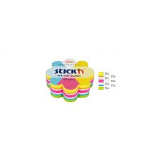 Самоклеящийся блок Stick`n 21833 67x67 мм 250 л. 5 цв.
