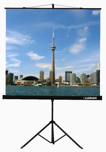 Экран для проектора Lumien Eco View LEV-100103, 200х200 см, 1:1, напольный